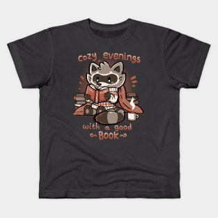 Cozy Evenings with a Good Book Kids T-Shirt